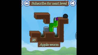 Apple worm game #appleworm #gaming #shorts #puzzle