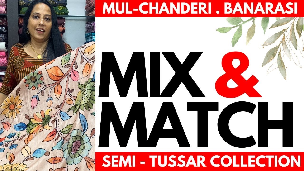 MIX & MATCH ONAM COLLECTION | BANARASI | SEMI-TUSSAR | 03AUG25