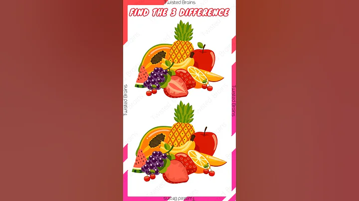 Spot the difference hard level | Find 3 differences No. 20 | #shorts  #ytshorts #findthedifference