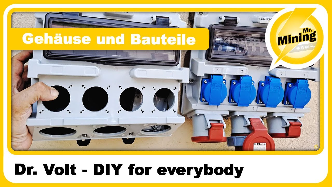 Deshalb liebe ich die Stromverteiler Gehäuse und Bauteile von Dr. Volt DIY for everybody ;-)