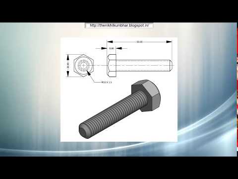Create Hexagonal Bolt