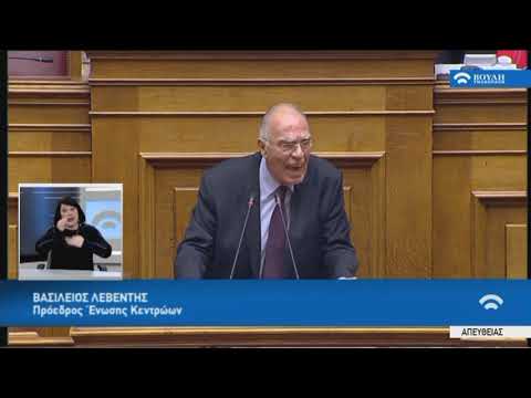 Β.Λεβέντης(Πρ.Έν.Κεντρώων)(Προσχώρηση της Δημοκρατίας της Βόρειας Μακεδονίας στο ΝΑΤΟ)(08/02/2019)