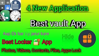 4 New Application Best vault Files App lock || ABC Technical || screenshot 2