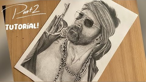 How to Draw Akshay Kumar Step by step | Akshay Kumar Drawing Tutorial | Bachchan Pandey | Part - 2