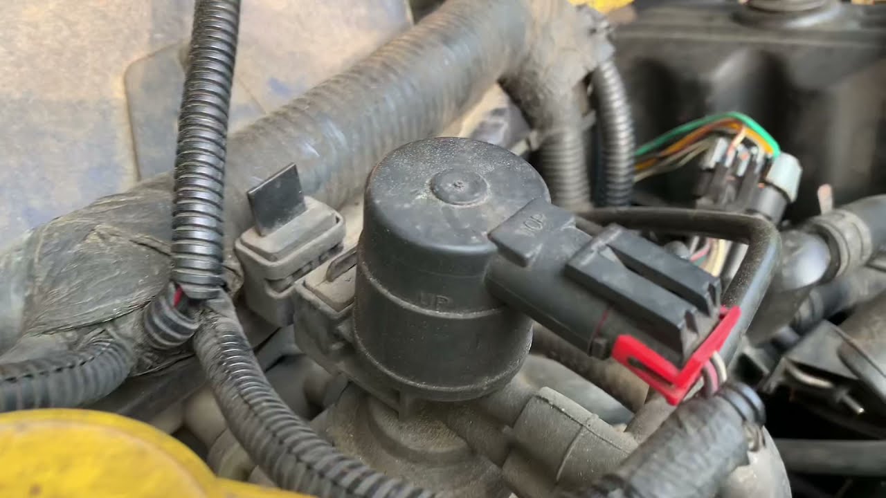 1996 Jeep XJ Vapor Canister Valve Replacement - YouTube