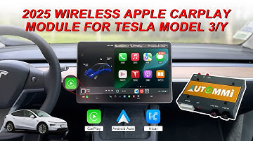 2025 NEW Tesla Model 3/Y Integrated Wireless Apple CarPlay & Android Auto Upgrade! #tesla