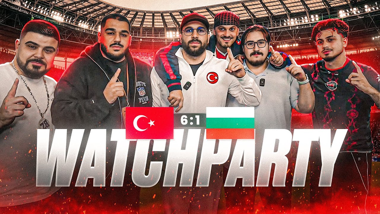 TÜRKEI WIRD WELTMEISTER!! 🏆 TÜRKEI vs. BULGARIEN Watchparty ⚽️ mit MertAbi, Maus, Onurcan & Bzetbros