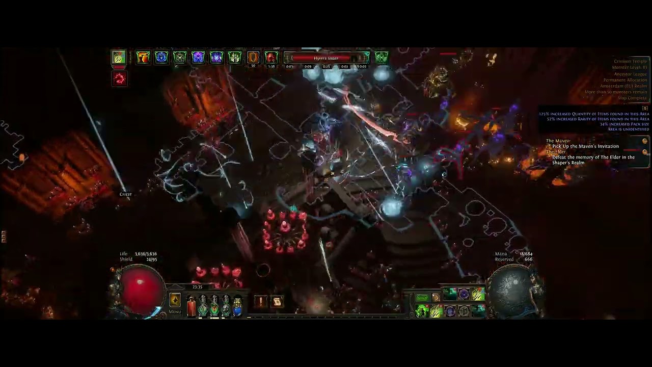 Heist runner in t16 crimson temple farming contracts poe 3.22 YouTube