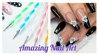 Polka Dot Nail Art | How to Do Dotted Nail Designs| New Nail Art using Dotting Tool #planetnailart screenshot 2