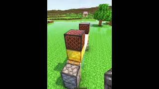 Minecraft Sensor Door 😱 (Worlds Smallest Violin) #minecraft  #shorts