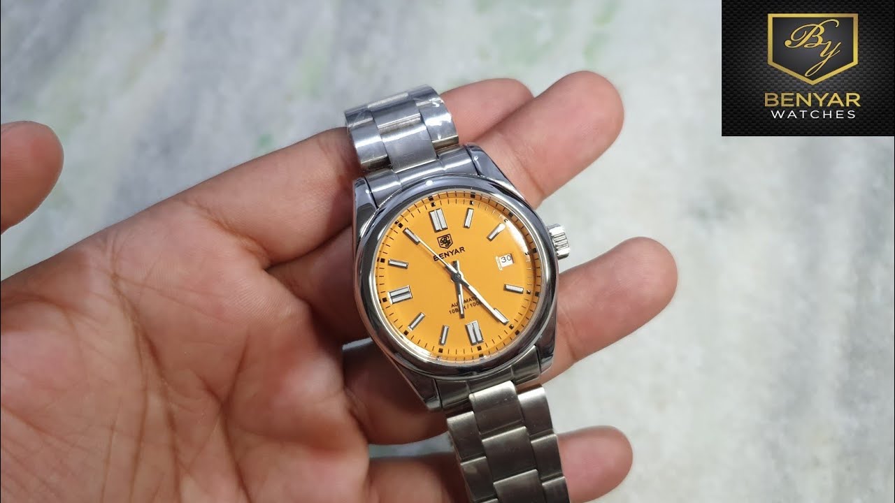 Relógio Benyar (5158M) Automático - Homage Do Rolex Tiffany - Unboxing PT-BR