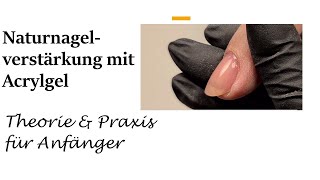 Naturnagelverstärkung mit Acrylgel + Weihnachtsspecial