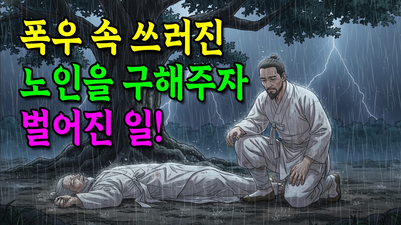 전 재산 비단으로 노인을 살린 가난한 장수, 10년 뒤 찾아온 엄청난 기적! | 옛날이야기 | 민담 | 조선 야담 | 설화 | 전설