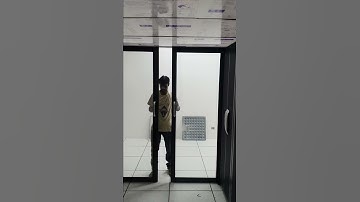 Server room cold aisle containment