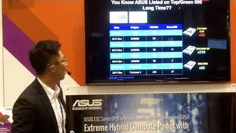 AMD FirePro - ASUS Green500 press conference at SC14
