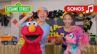 sing the garbage truck song with sesame street blippi