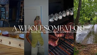 Summer Vlog Beer Tasting, Shein Vacation Try On Haul, Nature Walks Home Cooked Meals