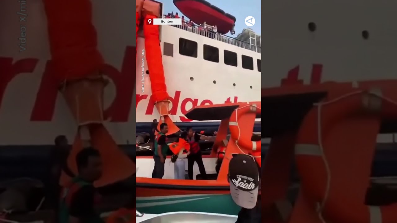 KMP Batum Burned in Peacock, ASDP Make sure all passengers survive