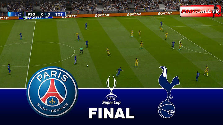 PSG vs Tottenham - UEFA Super Cup 2025 Final | Full Football Match | Pes 21 Gameplay