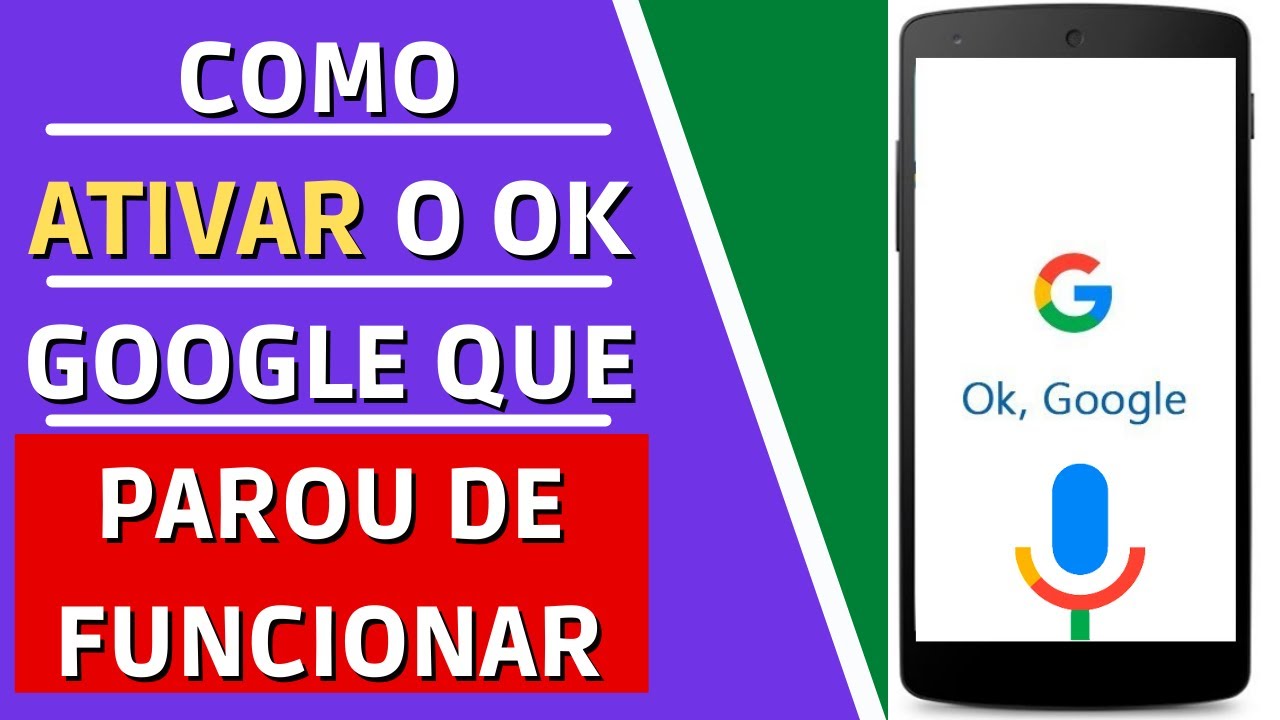 MEU OK GOOGLE PAROU DE FUNCIONAR? VEJA COMO RESOLVER ISSO EM 1 MINUTO ...