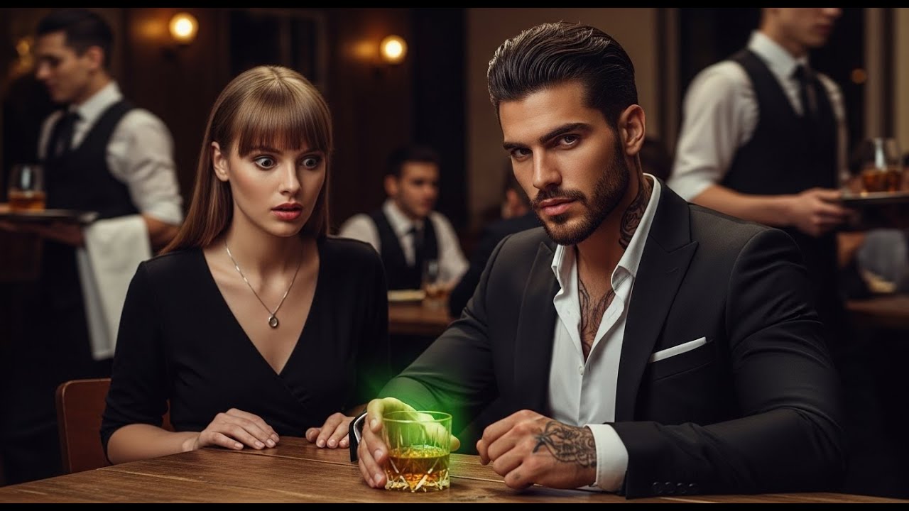 “Put the Glass Down”—The Waitress Saw the Color Shift Before the Mafia Boss Took a Sip