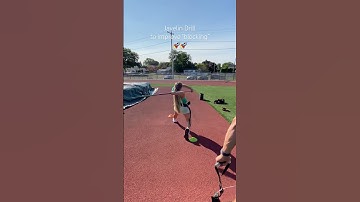 Try this javelin drill to improve blocking in your throw👀 #javelin #athletics