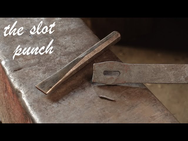 Forging a slot punch 