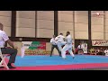 Alejandro Navarro vs. Goderzi Kapanadze. 32 European Weight Category Karate Championships