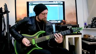 The Watcher Andy James demoing the Kiesel Polarity active coil split pickups