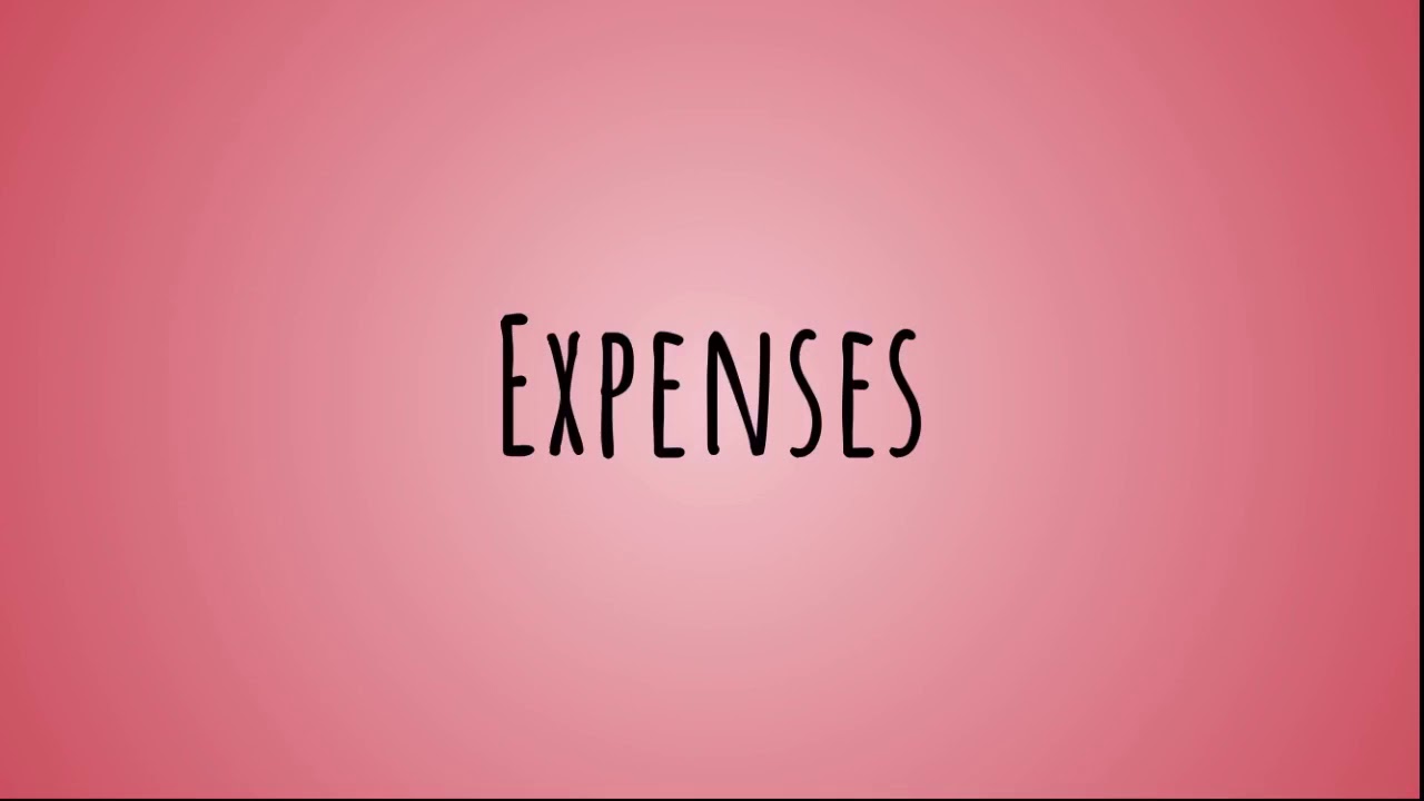 Spending, Sharing, Saving, and Expenses YouTube