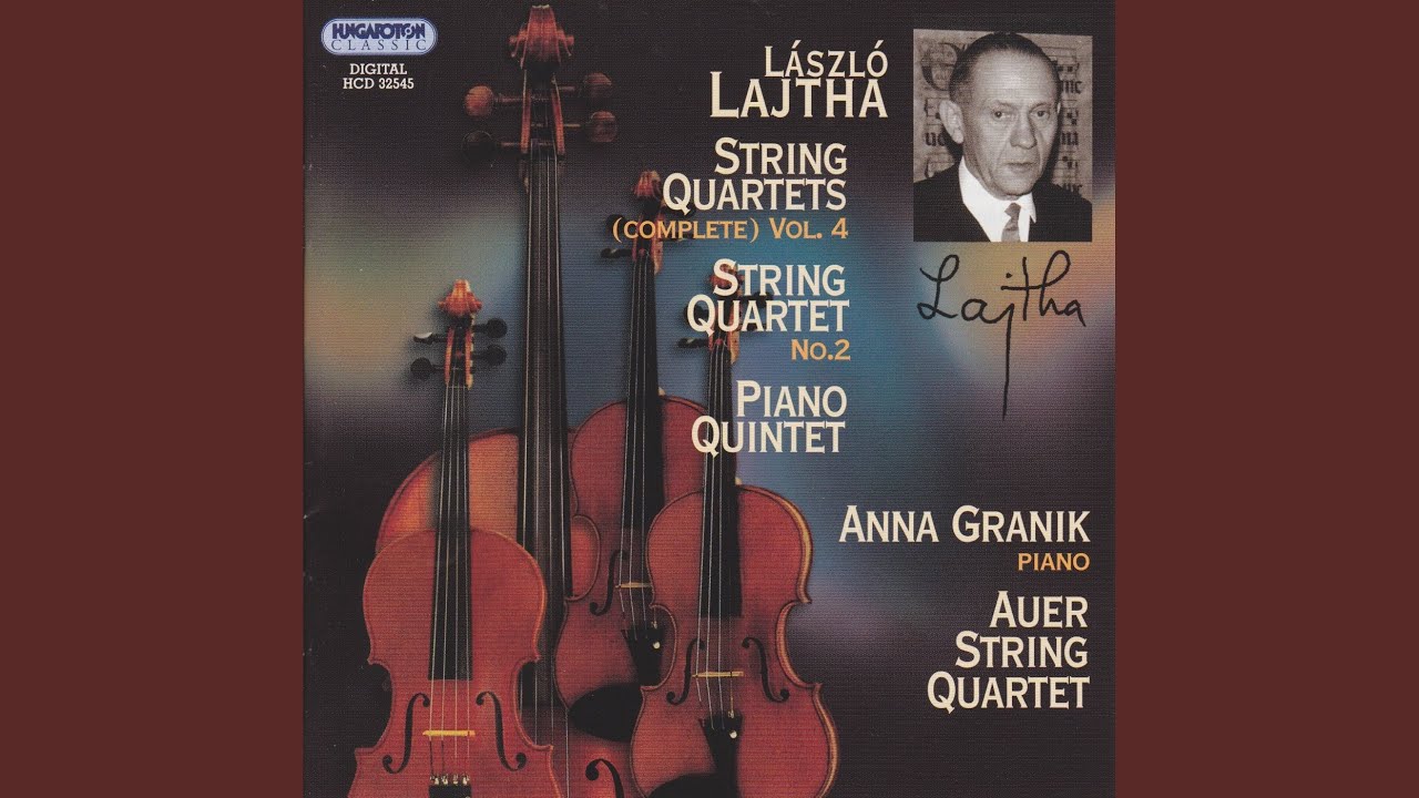 Ver 2. vonósnégyes/String Quartet No. 2 Op. 7 (1926) IV. Vivace no YouTube