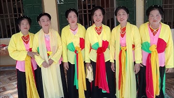 Múa chèo Nhớ Bác Trong Ngày Vui Thống Nhất - Hội Nghị Khai Xuân Năm Quý Mão Xã Tân Phong