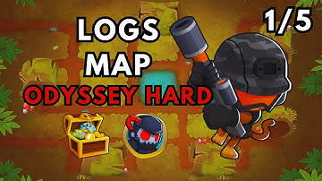BTD6 ODYSSEY HARD STANDARD | NO POWERS | NO MONKEY KNOWLEDGE | LOGS