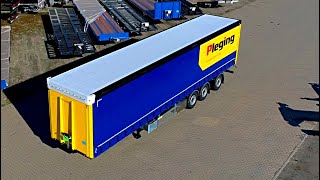 WEB TRAILER 3-Achs Curtainsider mit Staplerhalterung