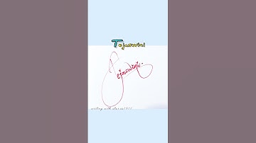 Tejaswini💝PERFECT SIGNATURE IDEAS FOR YOU#star#ss1911#Signatureartist#art#trending#ytshort#yt#プロセカ