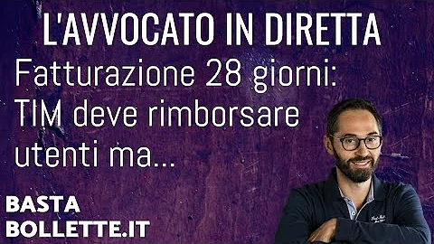 Come chiedere rimborso bollette 28 giorni TIM?