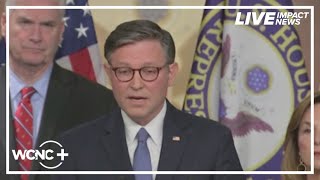 Speaker Mike Johnson on day 21 of government shutdown