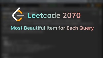 Most Beautiful Item for each Query - Leetcode 2070 - Java