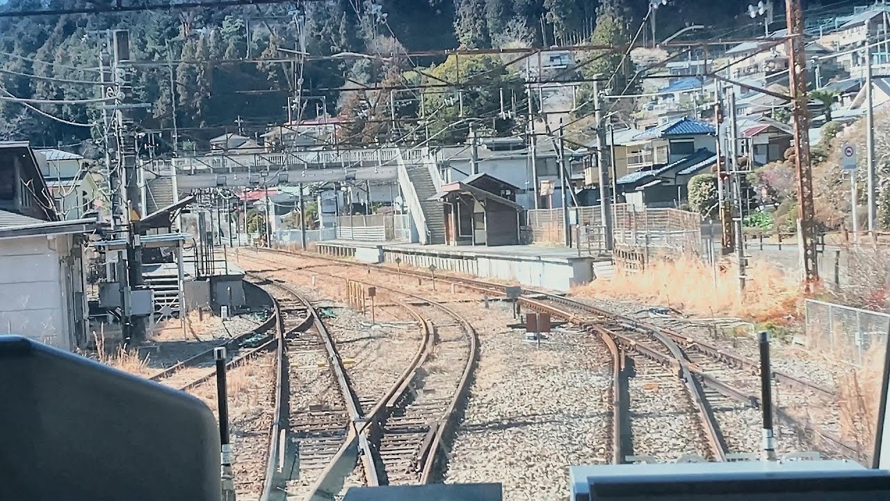 前面展望御嶽→奥多摩　＜cabview Japanrail：Oume Line Mitake → Okutama＞