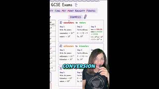 The metric prefix trick every GCSE student should know #gcse #gcse2026 #physics #gcsescience