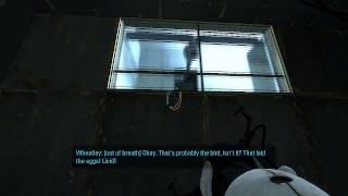 Portal 2 - Wheatley and the Bird