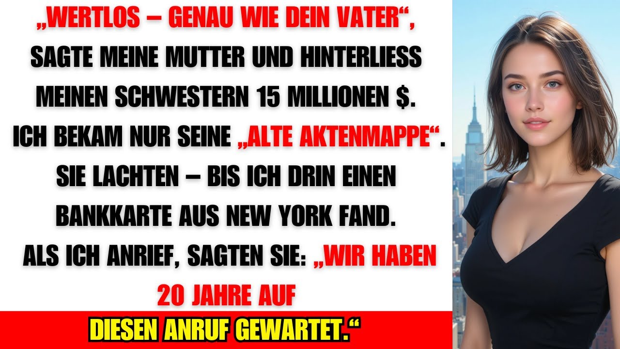 Meine Schwestern bekamen 15 Mio., ich nur Papas Aktentasche – dann dieses eine Telefonat