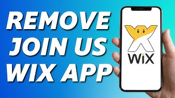 How to Remove Join Us on Wix App (Easy 2022)