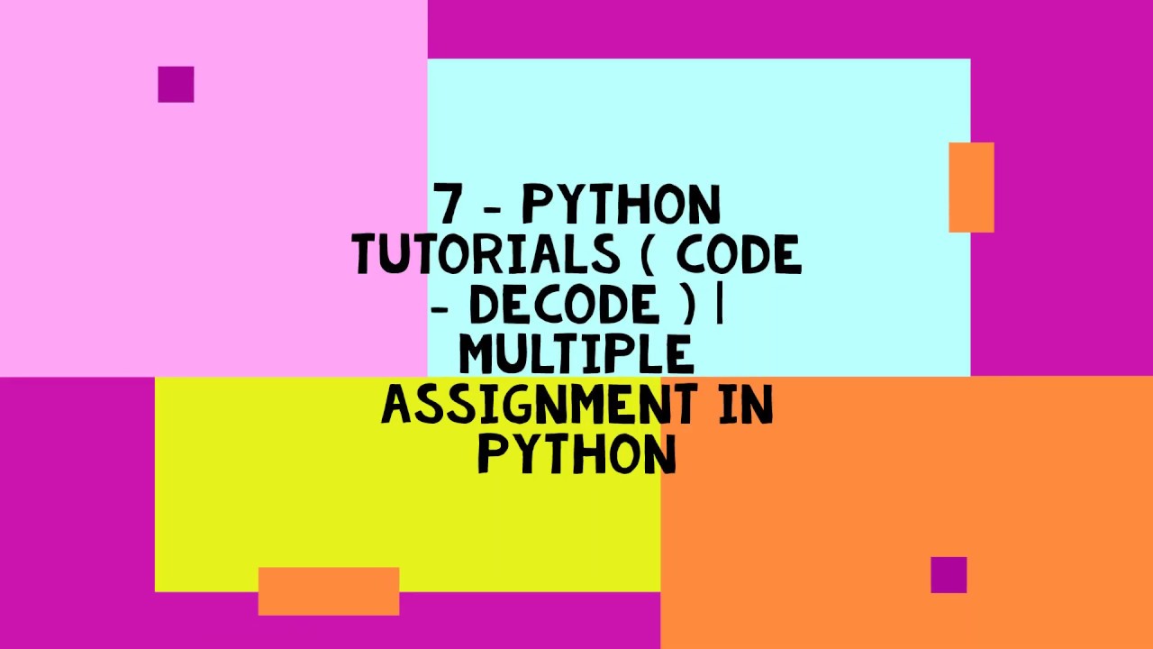 what is multiple assignment in python