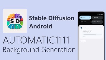 Stable Diffusion Android / Background generation Demo (AUTOMATIC1111)