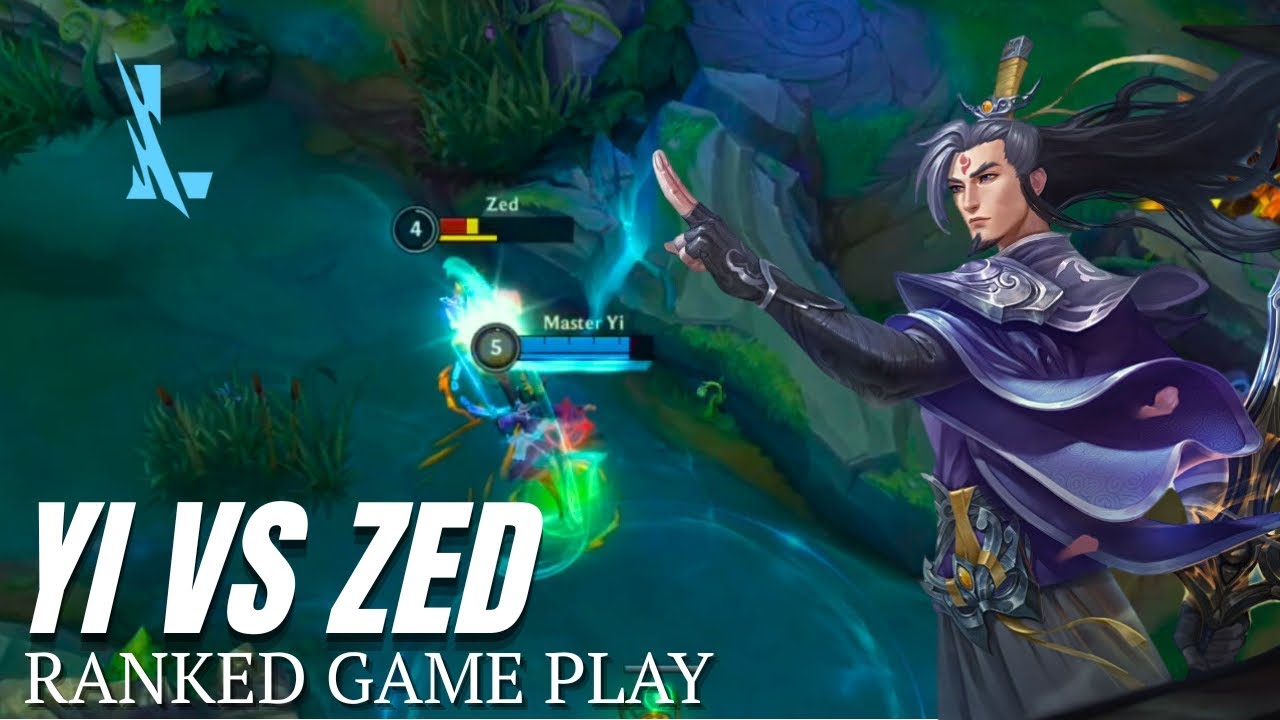 MASTER YI VS ZED | INSANE RANKED GAME PLAY - WILD RIFT LANCASTER 
