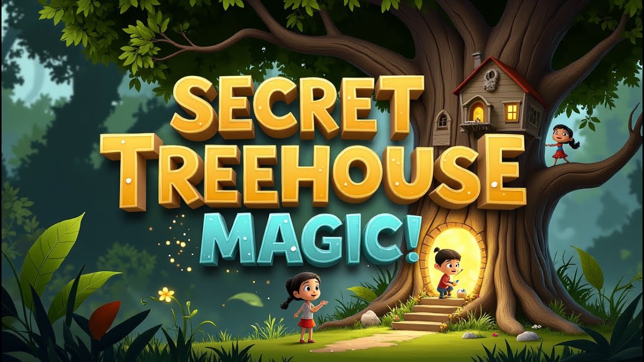 The Secret Magic Treehouse Adventure | Kids Cartoon Story for Ages 4-6