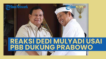 Reaksi Sumringah Dedi Mulyadi seusai PBB Deklarasi Dukungan untuk Prabowo, Singgung Ketum Partai