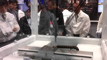 Omron Delta Robot controlled by new NJ501 SYSMAC motion controller