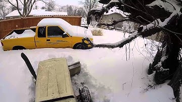 1650 Cub Cadet Hydro Plowing Deep Snow